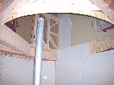 Spiral staircase floor hole