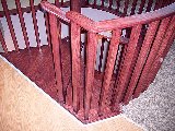 Spiral stair handrail 